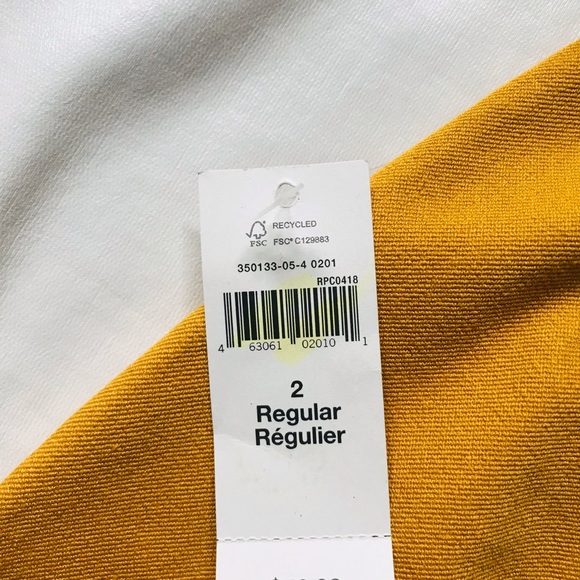 Gap Signature Skinny Ankle Yellow Pants - Picture 4 of 7